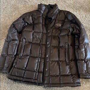The North Face Women’s Dark Brown Quilted Puffer Coat